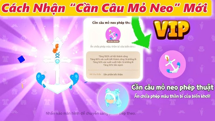 CẦN CÂU MỎ NEO LOẠI VIP